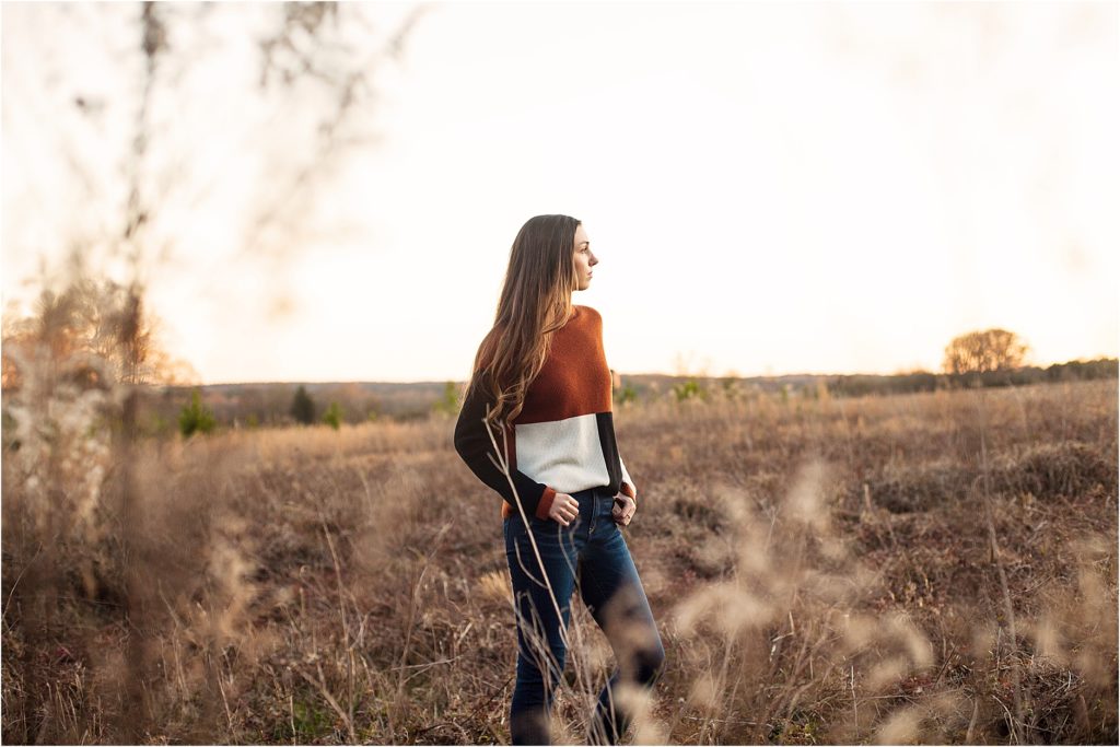 Fall Senior Girl - The Cottage Photography