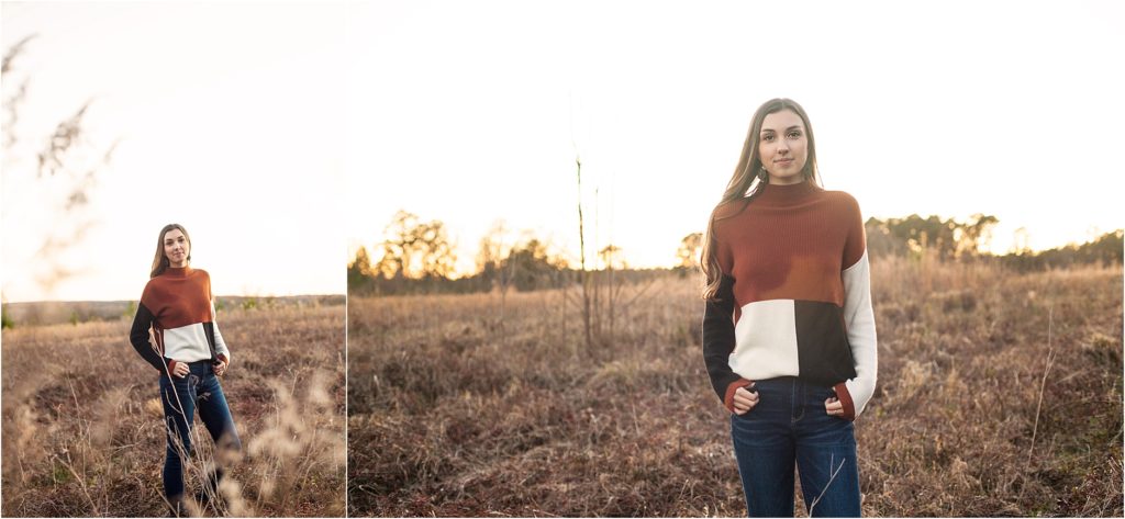 Fall Senior Girl - The Cottage Photography