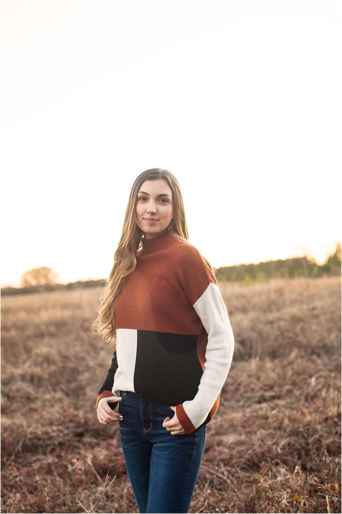 Fall Senior Girl - The Cottage Photography