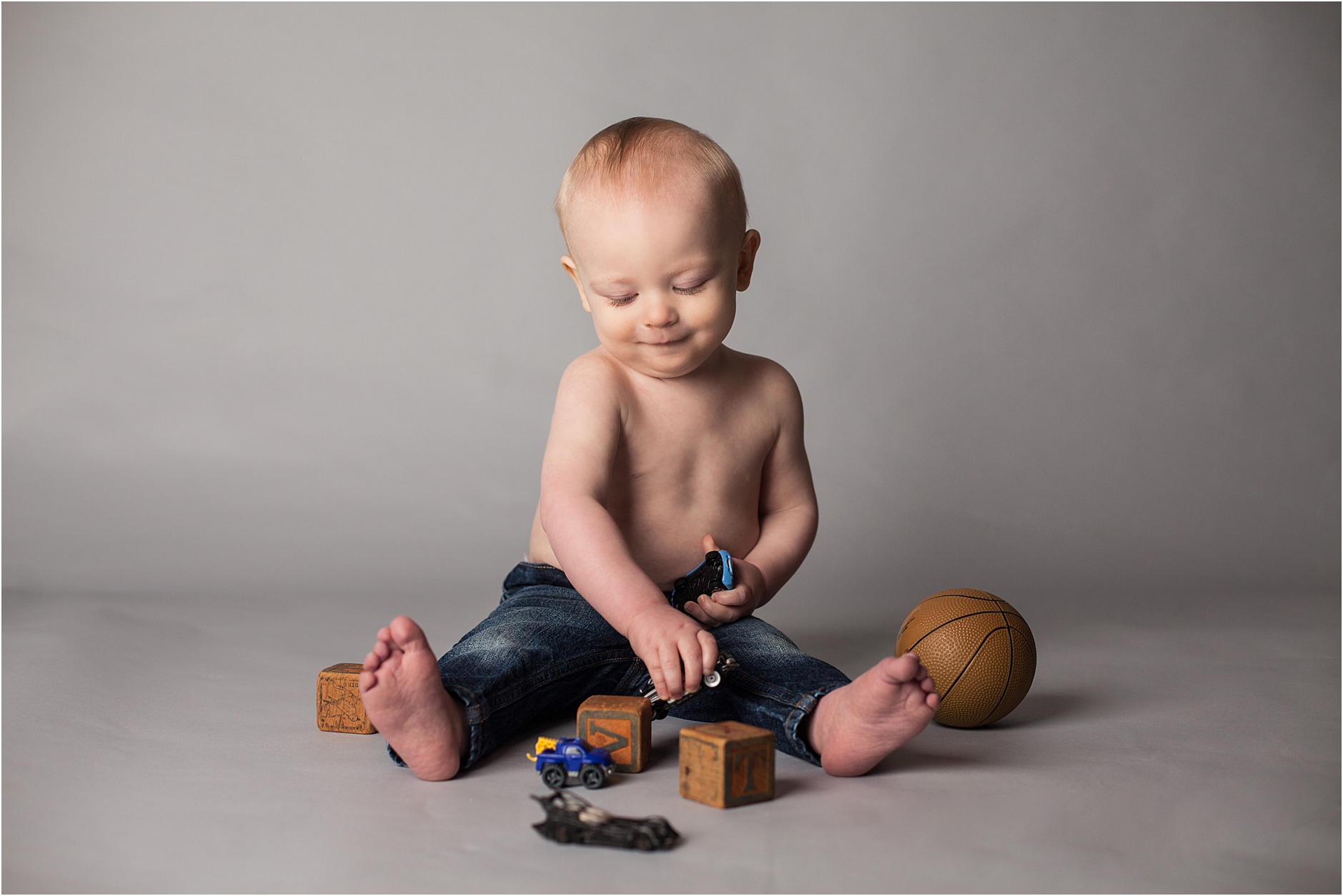 12 month baby portrait Graham