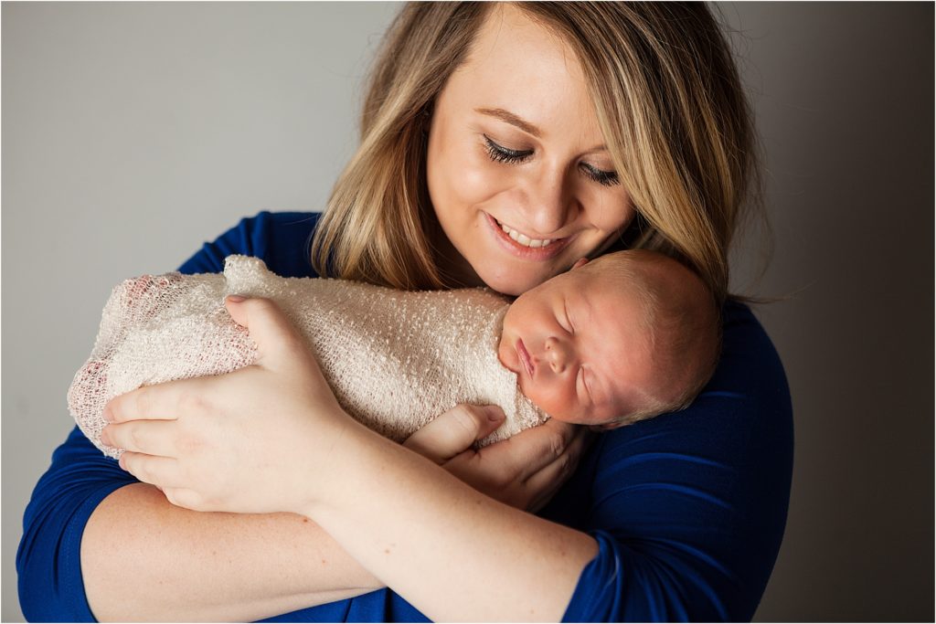 Mom and Baby Newborn Portraits